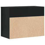 Shoe Bench High Gloss Black 60x30x45 cm Engineered Wood