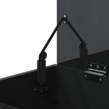 Shoe Bench High Gloss Black 60x30x45 cm Engineered Wood