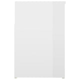 Shoe Bench High Gloss White 80x30x45 cm Engineered Wood