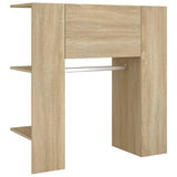 Hallway Cabinet Sonoma Oak 97.5x37x99 cm Engineered Wood - Rear View