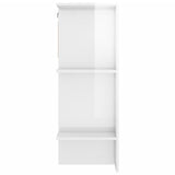 Hallway Cabinet High Gloss White 97.5x37x99 cm Engineered Wood