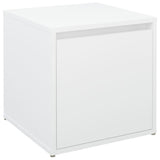 Box Drawer White 40.5x40x40 cm Engineered Wood - Front View