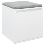 Box Drawer White 40.5x40x40 cm Engineered Wood - Top-Down View