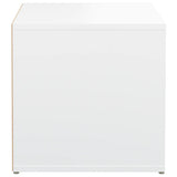 Box Drawer White 40.5x40x40 cm Engineered Wood