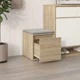 Box Drawer Sonoma Oak 40.5x40x40 cm Engineered Wood - Side View