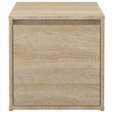 Box Drawer Sonoma Oak 40.5x40x40 cm Engineered Wood - Close-Up Angle