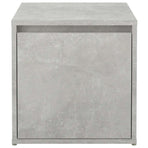 Box Drawer Concrete Grey 40.5x40x40 cm Engineered Wood