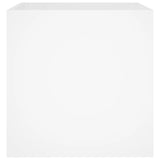Planter Box White 40x40x40 cm Engineered Wood