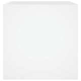 Planter Box White 40x40x40 cm Engineered Wood