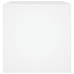 Planter Box White 40x40x40 cm Engineered Wood