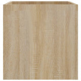 Planter Box Sonoma Oak 40x40x40 cm Engineered Wood