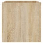Planter Box Sonoma Oak 40x40x40 cm Engineered Wood
