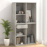 Cosmetic Cabinet Concrete Grey 80x40x75 cm Engineered Wood - Top-Down View