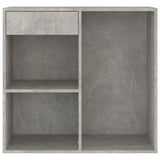 Cosmetic Cabinet Concrete Grey 80x40x75 cm Engineered Wood - 45-Degree Angle