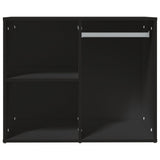 Dressing Cabinet Black 80x40x65 cm Engineered Wood