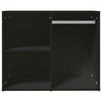 Dressing Cabinet Black 80x40x65 cm Engineered Wood