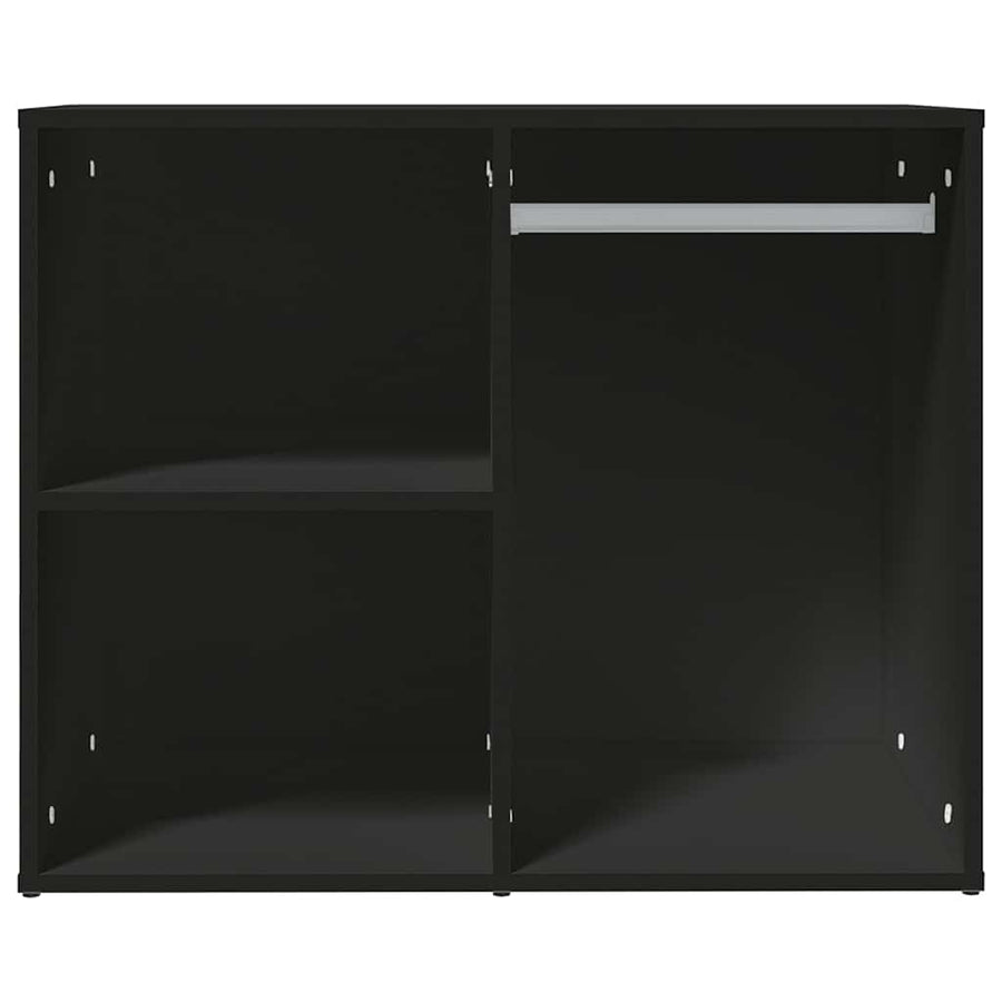 Dressing Cabinet Black 80x40x65 cm Engineered Wood