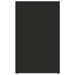 Dressing Cabinet Black 80x40x65 cm Engineered Wood