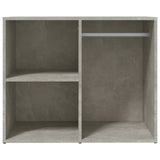 Dressing Cabinet Concrete Grey 80x40x65 cm Engineered Wood - Side View