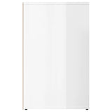Dressing Cabinet High Gloss White 80x40x65 cm Engineered Wood