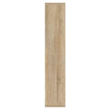 Mirror Cabinet with LED Sonoma Oak 91x15x76.5 cm