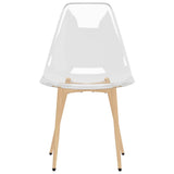 Dining Chairs 2 pcs Transparent PET