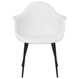Dining Chairs 4 pcs White PP