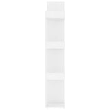 Book Cabinet White 86x25.5x140 cm Engineered Wood