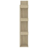 Book Cabinet Sonoma Oak 86x25.5x140 cm Engineered Wood