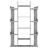 Book Cabinet Concrete Grey 86x25.5x140 cm Engineered Wood