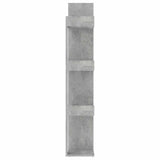 Book Cabinet Concrete Grey 86x25.5x140 cm Engineered Wood