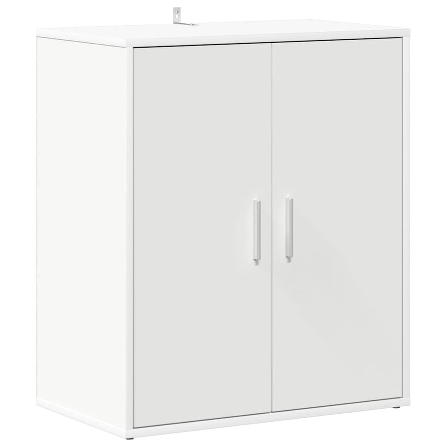 Shoe Cabinet White 60x35x70 cm Engineered Wood