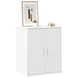 Shoe Cabinet White 60x35x70 cm Engineered Wood - Top-Down View