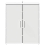 Shoe Cabinet White 60x35x70 cm Engineered Wood