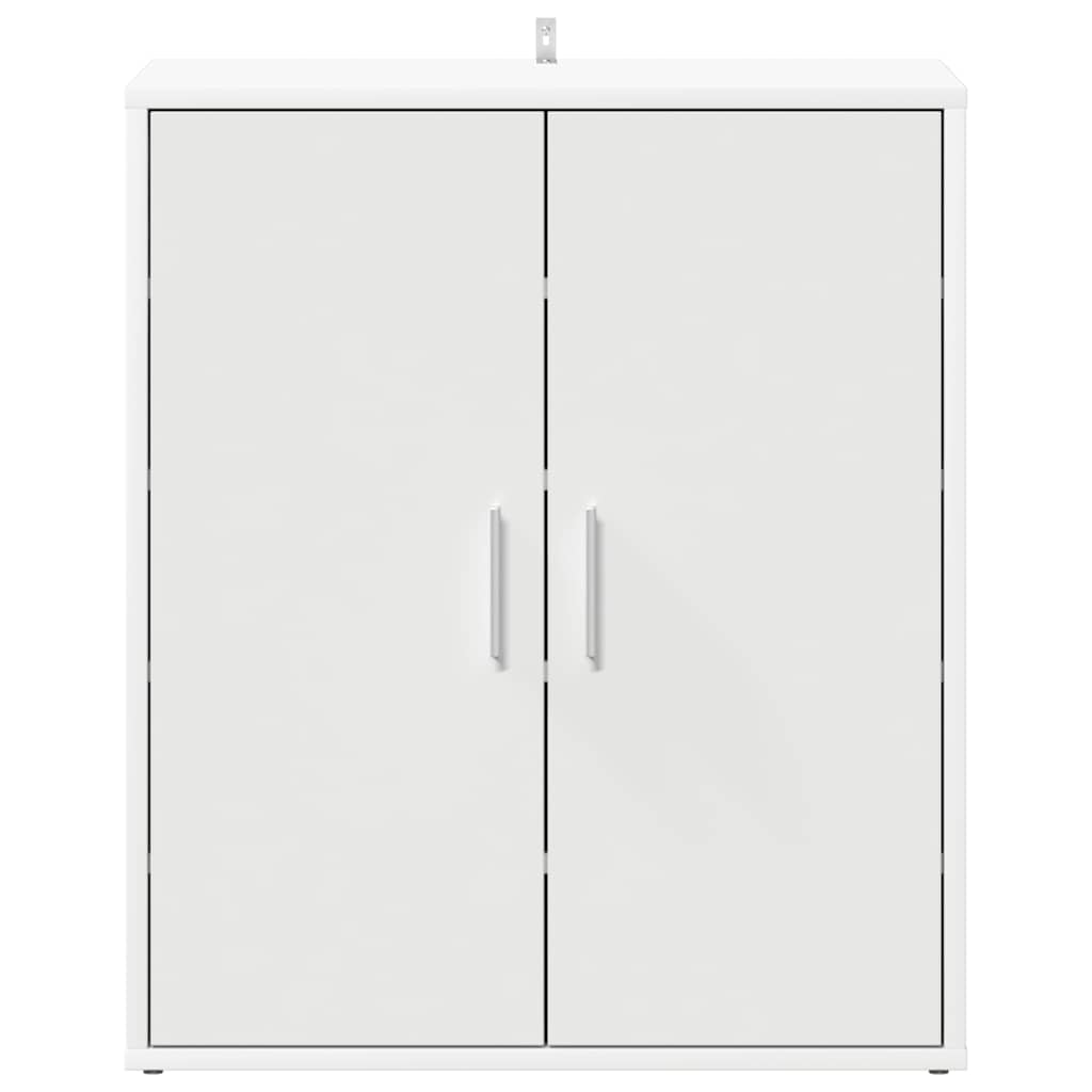 Shoe Cabinet White 60x35x70 cm Engineered Wood