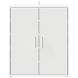 Shoe Cabinet White 60x35x70 cm Engineered Wood - 45-Degree Angle