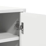 Shoe Cabinet White 60x35x70 cm Engineered Wood - Extra Image