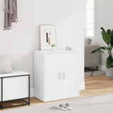 Shoe Cabinet White 60x35x70 cm Engineered Wood