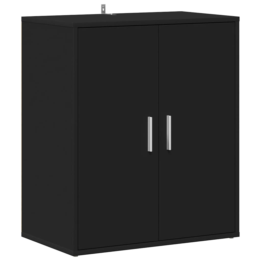Shoe Cabinet Black 60x35x70 cm Engineered Wood