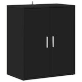 Shoe Cabinet Black 60x35x70 cm Engineered Wood