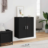 Shoe Cabinet Black 60x35x70 cm Engineered Wood