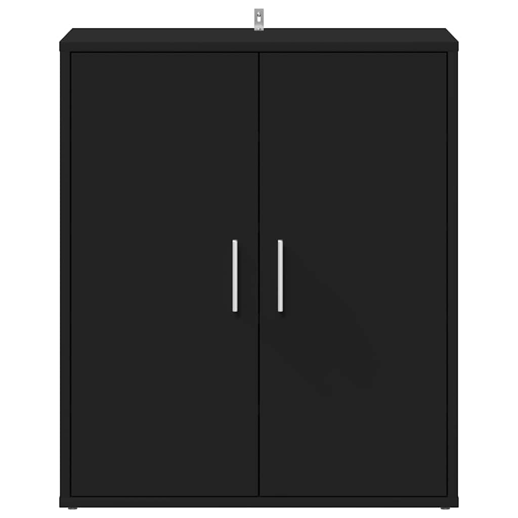 Shoe Cabinet Black 60x35x70 cm Engineered Wood