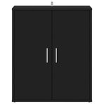 Shoe Cabinet Black 60x35x70 cm Engineered Wood
