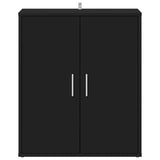 Shoe Cabinet Black 60x35x70 cm Engineered Wood - 45-Degree Angle