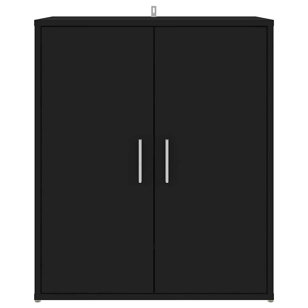 Shoe Cabinet Black 60x35x70 cm Engineered Wood