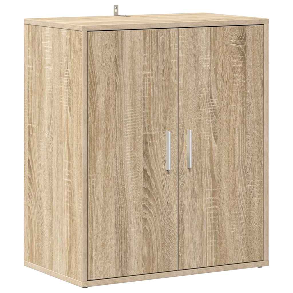 Shoe Cabinet Sonoma Oak 60x35x70 cm Engineered Wood