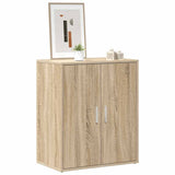 Shoe Cabinet Sonoma Oak 60x35x70 cm Engineered Wood - Top-Down View