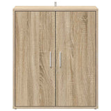 Shoe Cabinet Sonoma Oak 60x35x70 cm Engineered Wood