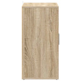Shoe Cabinet Sonoma Oak 60x35x70 cm Engineered Wood - Low Angle