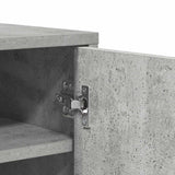 Shoe Cabinet Concrete Grey 60x35x70 cm Engineered Wood - Extra Image